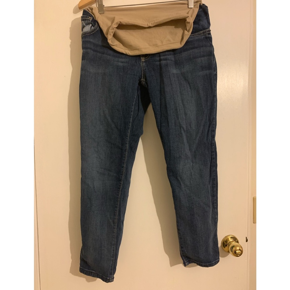 Indigo blue maternity skinny Jeans medium